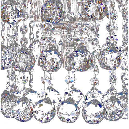 Люстра Каскад Шар 40 мм в Саратове Гусь Хрустальный